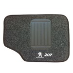 Ficha técnica e caractérísticas do produto Tapete de Carpete Peugeot 207 Escapade Personalizado
