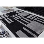 Ficha técnica e caractérísticas do produto Tapete de Sala Fina Arte Quadrados 100x150cm - Casa & Conforto