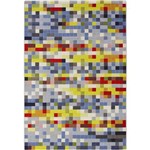 Ficha técnica e caractérísticas do produto Tapete de Sala Pixel Colorido 150 X 200 Cm - São Carlos