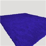 Ficha técnica e caractérísticas do produto Tapete Felpudo Azul Royal 1,50x2,00-Pelo Alto Costa Oro Azul Royal