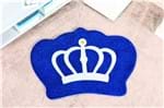 Ficha técnica e caractérísticas do produto Tapete Guga Tapetes de Pelúcia Coroa Azul Royal