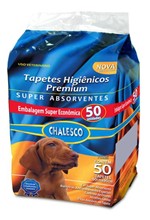 Ficha técnica e caractérísticas do produto Tapete Higiênico Chalesco Premium 50 Unidades