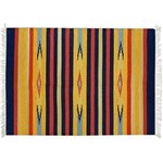 Ficha técnica e caractérísticas do produto Tapete Indiano Kilim Shanti Dupla Face Santista - 1,40m X 2,00m - Diversos
