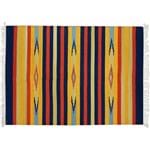 Ficha técnica e caractérísticas do produto Tapete Indiano Kilim Shanti Dupla Face Santista - 60Cm X 1,80M - Diversos