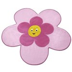 Ficha técnica e caractérísticas do produto Tapete Infantil Casaborda Formato Big Flor - Rosa/Pink