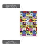 Ficha técnica e caractérísticas do produto Tapete Infantil Recreio Enrolado Dupla Face Carros Disney - Jolitex
