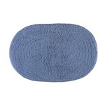 Ficha técnica e caractérísticas do produto Tapete Oval 60x40cm Missy Corttex Azul