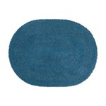 Ficha técnica e caractérísticas do produto Tapete para Banheiro 1001 57 Indigo Double Aroeira Home - Azul Escuro