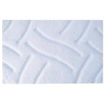 Ficha técnica e caractérísticas do produto Tapete para Banheiro Luxury Vizapi 50cm X 80cm Branco