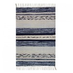 Ficha técnica e caractérísticas do produto Tapete Retangular Kilim Raipur Niazitex 1,40m X 2,00m Azul