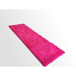 Ficha técnica e caractérísticas do produto Tapete Saturs Shaggy Pelo Alto Rosa - 60 x 180 cm Tapete para Sala e Quarto