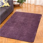 Ficha técnica e caractérísticas do produto Tapete Soft Purple 120x180cm Retangular - Casa & Conforto