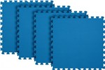 Ficha técnica e caractérísticas do produto Tapete Tatame para Exercícios Eva 4 Peças Azul - Mor