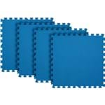 Ficha técnica e caractérísticas do produto Tapete Tatame para Exercícios Eva 4 Peças - Mor Azul