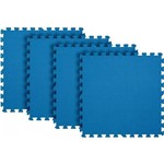Ficha técnica e caractérísticas do produto Tapetes de Tatame Eva 4 Peças Azul MOR