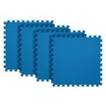Ficha técnica e caractérísticas do produto Tatame em EVA 1cm 4 Peças Azul 40100014 - Mor