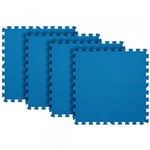 Ficha técnica e caractérísticas do produto Tatame EVA 1cm 4 Peças Azul - Mor