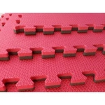 Ficha técnica e caractérísticas do produto Tatame EVA 50cm x 50cm x 2cm Dupla Face Vermelho com Preto Bicolor