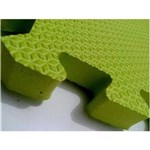 Ficha técnica e caractérísticas do produto Tatame Tapete EVA com Borda 50 X 50 X 3cm Verde Limão