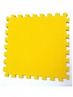 Ficha técnica e caractérísticas do produto Tatame Tapete EVA com Borda 50cm X 50cm X 1cm Amarelo
