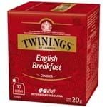 Chá Twinings Of London Chá Preto English Breakfast Caixa com 10 Sachês