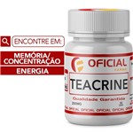Ficha técnica e caractérísticas do produto Teacrine 200Mg 30 Cápsulas com Selo de Autenticidade - Oficialfarma