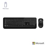 Ficha técnica e caractérísticas do produto Teclado E Mouse Sem Fio Desktop 850 Usb Preto Microsoft - Py900021
