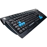 Ficha técnica e caractérísticas do produto Teclado Gamer Multimídia Usb Black Hawk Gk702 Preto/azul - Fortrek