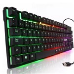 Teclado Gamer Profissional Semi Mecânico Luminoso Knup-2043