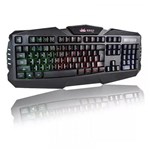 Ficha técnica e caractérísticas do produto Teclado Gamer Profissional Semi Mecânico Luminoso Knup-2041