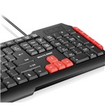 Ficha técnica e caractérísticas do produto Teclado Gamer Red Keys USB TC160 - Multilaser