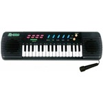 Ficha técnica e caractérísticas do produto Teclado Infantil Piano Brinquedo Musical com Karaoke e Microfone para Crianças - King