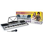 Ficha técnica e caractérísticas do produto Teclado Musical Keypro 54 Teclas Kep-54 - 100 Sons - 100 Ritmos - 8 Músicas de Demonstração