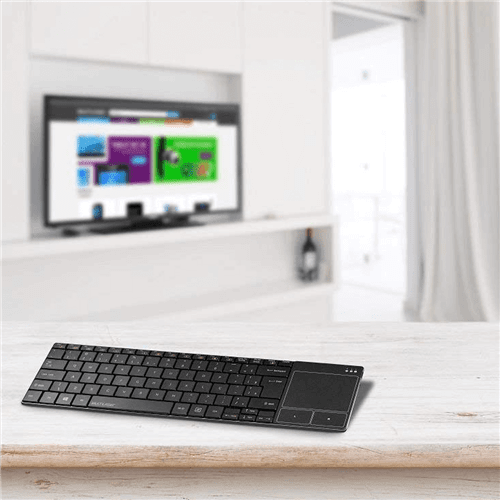 Ficha técnica e caractérísticas do produto Teclado para Smart Tv Sem Fio com Touch Pad Multilaser - TC219
