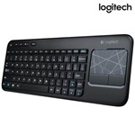 Ficha técnica e caractérísticas do produto Teclado Sem Fio com Mouse Touch K400 - Logitech