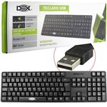 Ficha técnica e caractérísticas do produto Teclado USB Padrão Abnt2 Plug And Play Dex Ltk-659