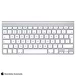 Ficha técnica e caractérísticas do produto Teclado Wireless Keyboard Branco e Alumínio Apple