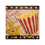 Ficha técnica e caractérísticas do produto Tela Impressa Pop Corn Movies