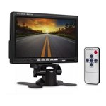 Ficha técnica e caractérísticas do produto Tela Monitor LCD 7″ DVD/TFT Colorida com Controle