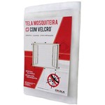 Ficha técnica e caractérísticas do produto Tela Mosquiteira Branca em Fibra de Vidro com Velcro para Janelas e Portas 2,25x1,25 M