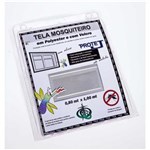 Ficha técnica e caractérísticas do produto Tela Mosquiteiro em Polyester com Fechos de Contato para Janela 0,80 X 1,00 Branco