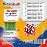 Ficha técnica e caractérísticas do produto Tela Mosquiteiro Mosquiteira 80cmx70cm C/Velcro - Assessorlar