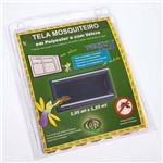 Ficha técnica e caractérísticas do produto Tela Mosquiteiro Poliéster Victória 1,25x1,05 Cinza com Velcro