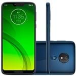Ficha técnica e caractérísticas do produto Telefone Celular Motorola Moto G7 Power 3 GB Octa-Core 12MP 32GB Indigo XT1955 Azul