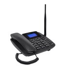 Telefone Celular Rural com Fio Intelbras 4114201 CF 4201 Preto