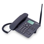 Ficha técnica e caractérísticas do produto Telefone Celular Rural Fixo de Mesa Quadriband 850/900/1800/1900 Mhz Ca40s - 137
