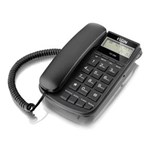 Ficha técnica e caractérísticas do produto Telefone com Fio com Identificador de Chamadas TCF2500 Elgin Preto
