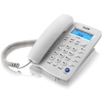 Ficha técnica e caractérísticas do produto Telefone com Fio Identificador de Chamadas Agenda para 12 Números - Tcf 3000 - Elgin (cinza Claro)