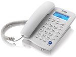 Ficha técnica e caractérísticas do produto Telefone com Fio Indentificador de Chamadas Agenda para 12 Números Tcf 3000 Cinza Claro - 84