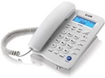 Ficha técnica e caractérísticas do produto Telefone com Fio Indentificador de Chamadas Agenda para 12 Nameros TCF 3000 Cinza Claro - Elgin